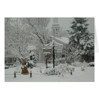 Woodstock, NY Town Square Hälsningskort