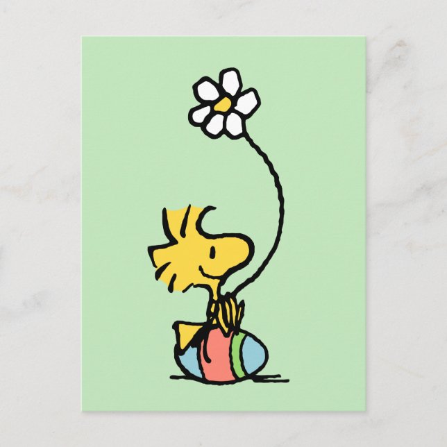 Woodstock påskägg vykort (Framsida)