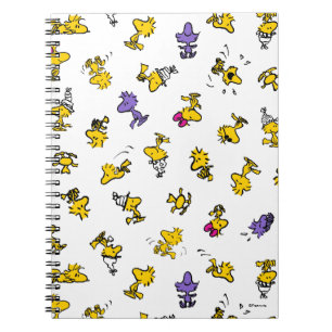 Woodstock Roligt Mönster Anteckningsbok