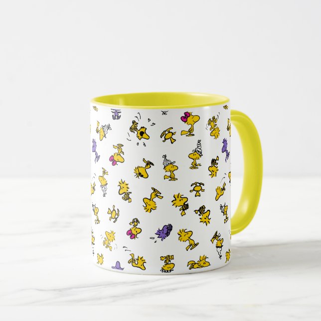 Woodstock Roligt Mönster Mugg (Framsida höger)