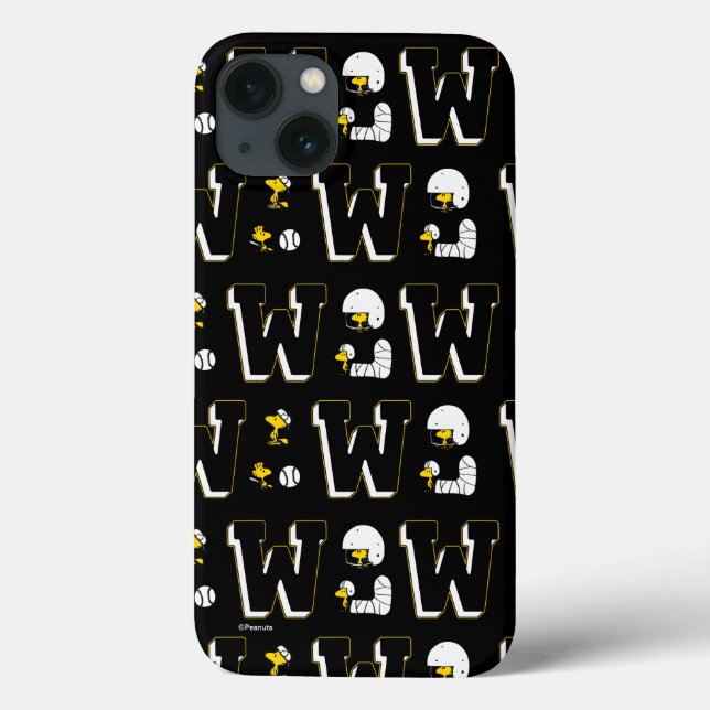 Woodstock Varsity Sports Brev Mönster (Baksida)