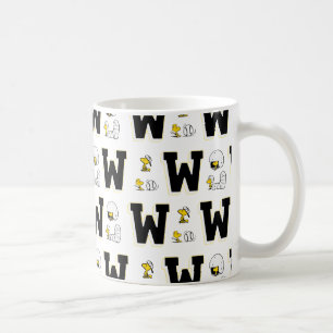 Woodstock Varsity Sports Brev Mönster Kaffemugg