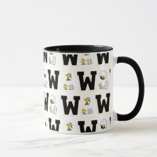 Woodstock Varsity Sports Brev Mönster Mugg