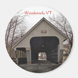 Woodstock VT som täckas överbryggar magneten Magnet