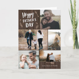 Woodsy 5 Photo Fars dag Card Kort