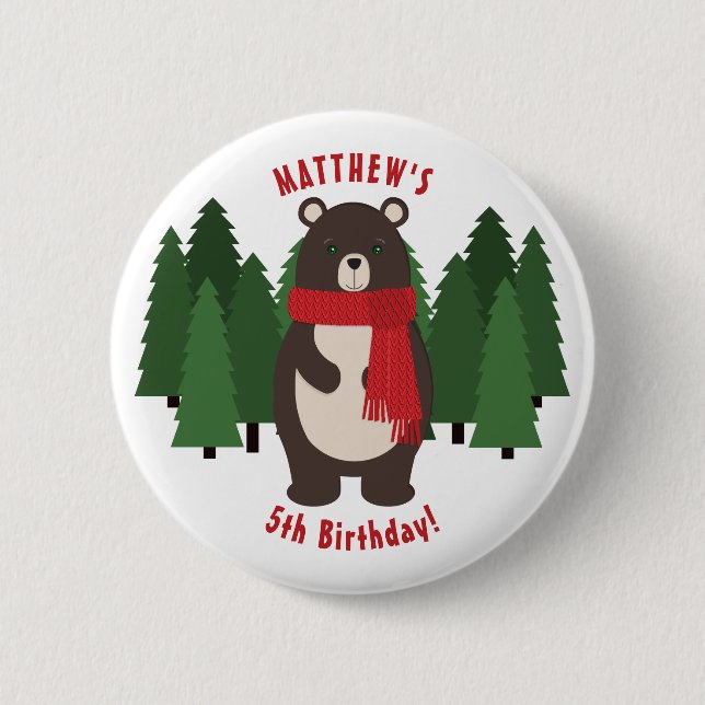 Woodsy Bear Knapp (Framsida)