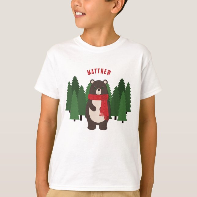 Woodsy Bear T Shirt (Framsida)
