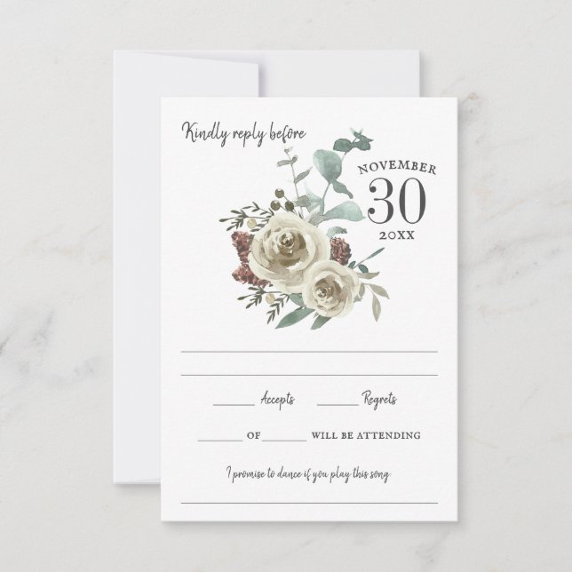 Woodsy Ro Watercolor Response OSA Kort (Framsida)