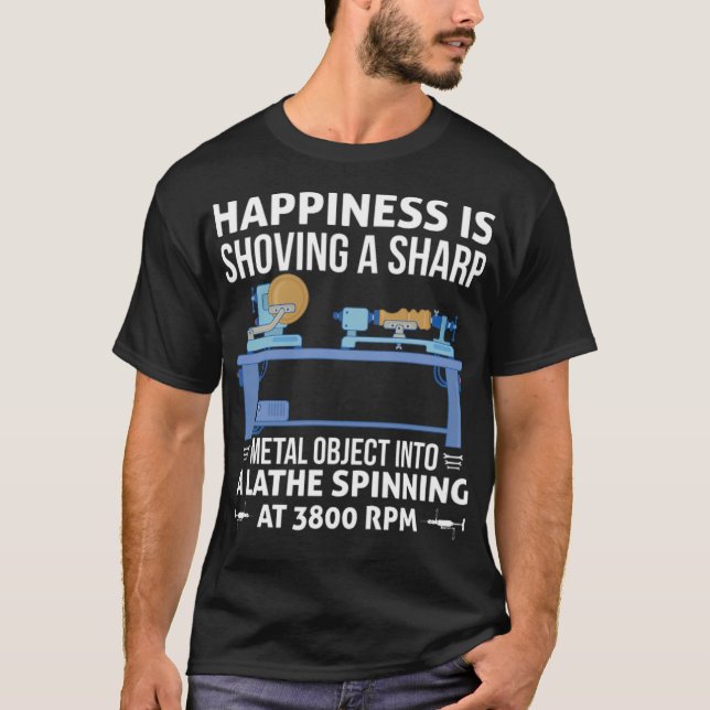 Woodturning Turning Gift For truck boy shirt 8th b T Shirt (Framsida)