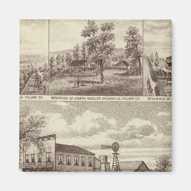 Woodville Hotel, rancher Magnet (Framsidan)