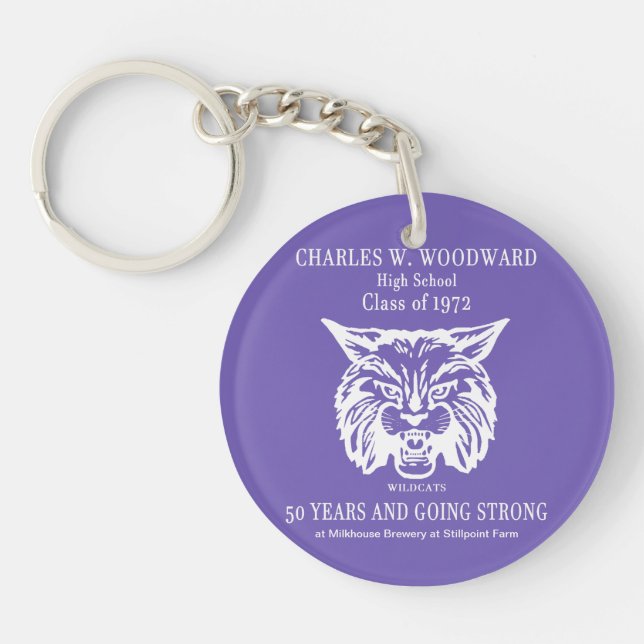 Woodward 50th Keychain (Framsidan)