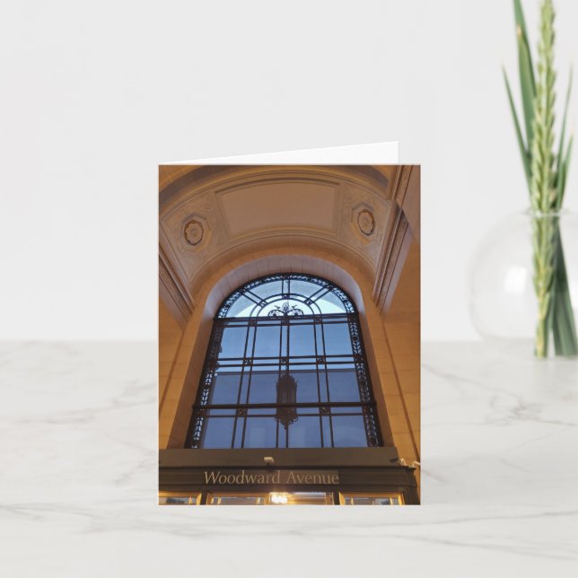 Woodward Ave, Detroit, Michigan Kort (Framsida)