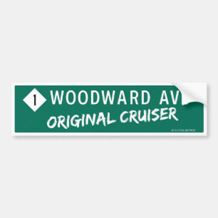 Woodward Ave "original- kryssare ", Bildekal