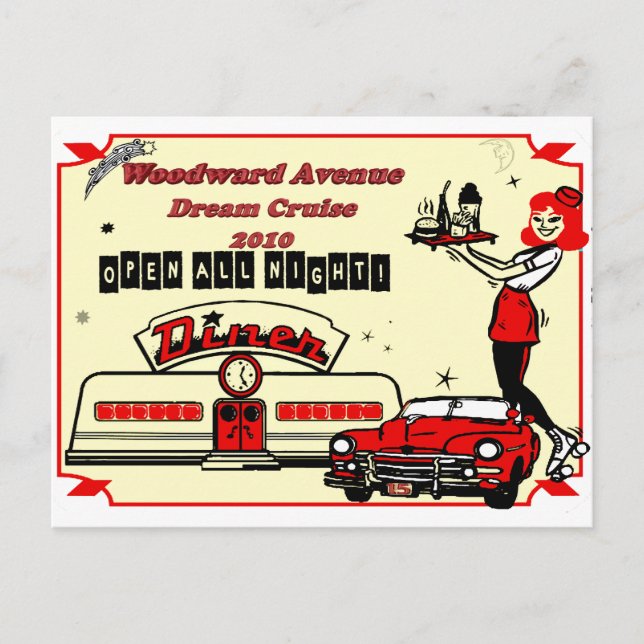 Woodward Avenue Firande 2010 Vykort (Framsida)