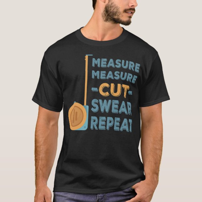 Woodworker Funny Gift Idea custom  rainbow custom  T Shirt (Framsida)