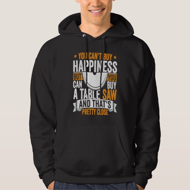 Woodworker Outfit Woodworking  Carpenter for Men Hoodie (Framsida)