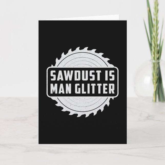 Woodworkers Wood Carpenter Woodworking Gift Idea Kort (Framsida)