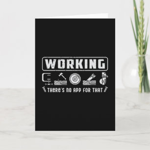Woodworking Carpenter Woodworking Wood Gift Idea Kort