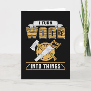 Woodworking Woodworking Wood Carpenter Gift Idea Kort