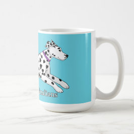 Woodwynd Dalmatiner svart & lever Kaffemugg