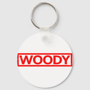 Woody Frimärke Nyckelring