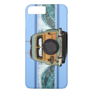 Woody Wave Hawaiiansk Surf-illustration