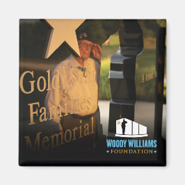 Woody Williams Saluting GSF Monument Magnet