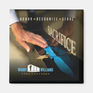 Woody Williams w/ Medal of Honor Magnet