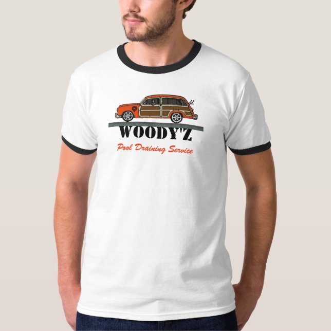 WOODY'Z-bassäng som tömmer tjänste- 2 T Shirt (Framsida)