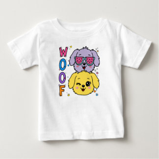 Woof Baby T-Shirt - Söt sommarvalp tröja