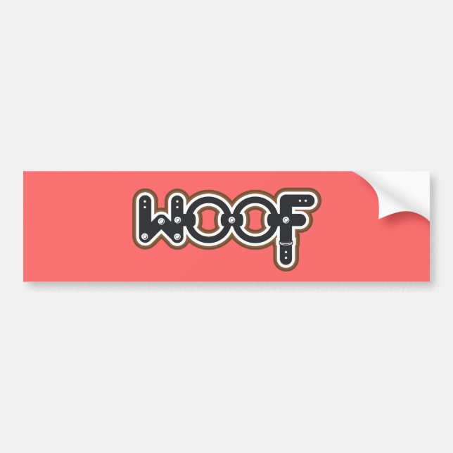 Woof Bildekal (Framsidan)