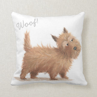 Woof! Cushion - Scottish Hund / Cain Terrier Kudde