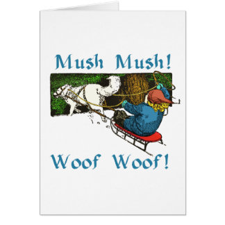 Woof för MushMushWoof Hälsningskort