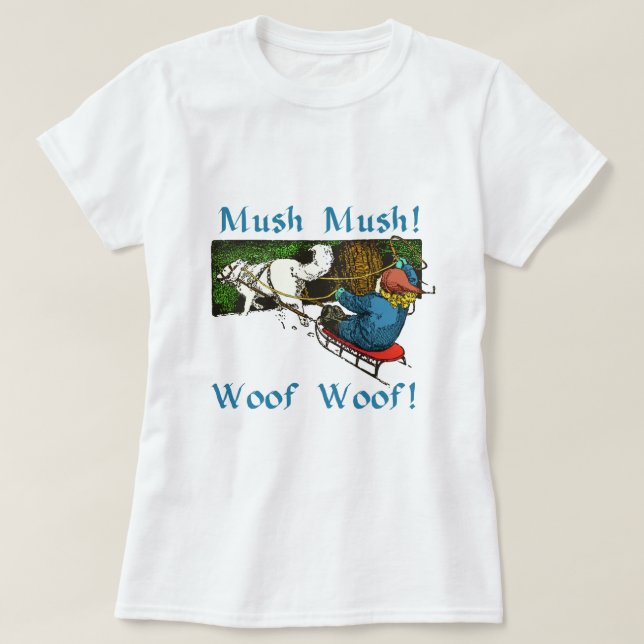 Woof för MushMushWoof T-shirt (Design framsida)