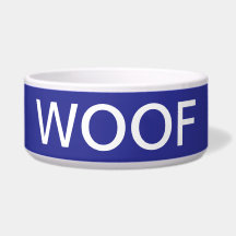 WOOF hund bowl