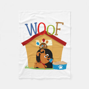 Woof Hund Fleecefilt