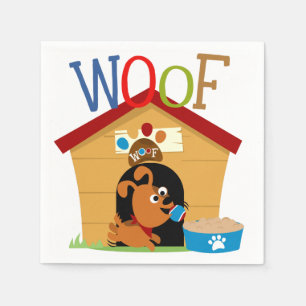 Woof Hund Pappersservett
