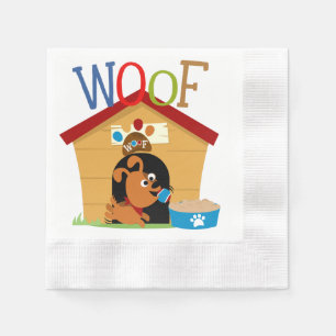 Woof Hund Pappersservett