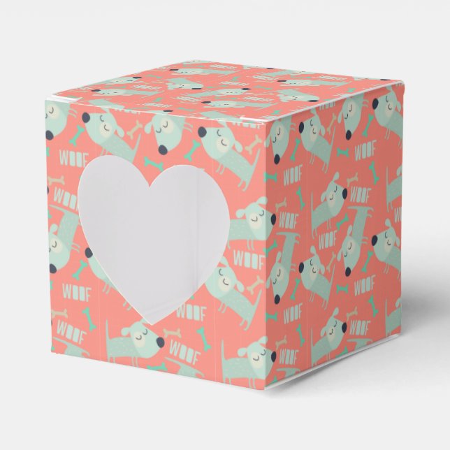 Woof Hundar och Bones Presentaskar (Framsidan Sidan)