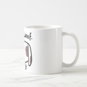 Woof. Hundmugg Kaffemugg