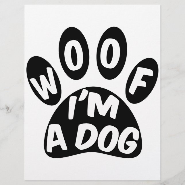 Woof I's A Hund (Framsida)