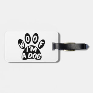Woof I's A Hund Bagagebricka
