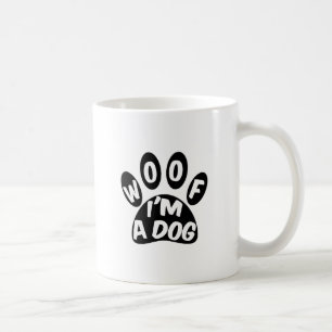 Woof I's A Hund Kaffemugg