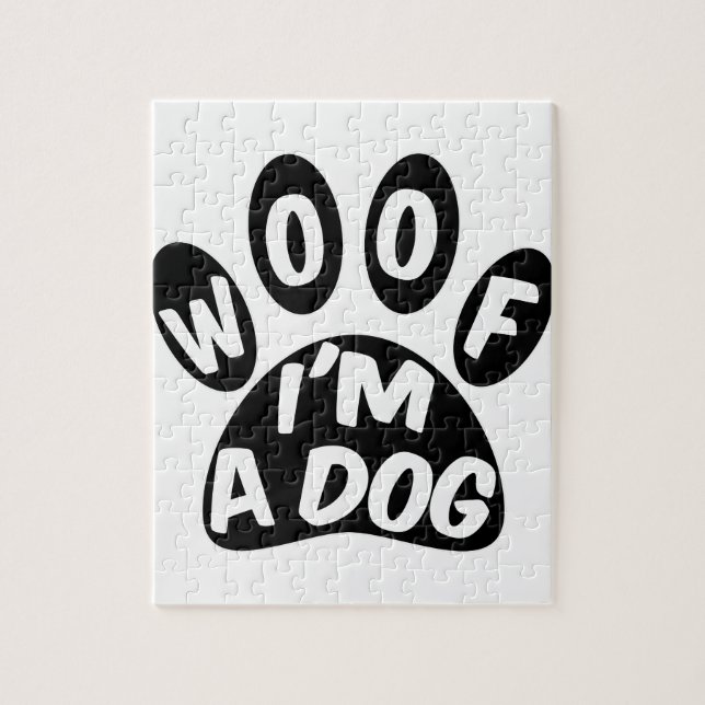 Woof I's A Hund Pussel (Vertikal)