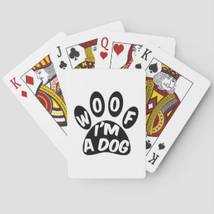 Woof I's A Hund Spelkort