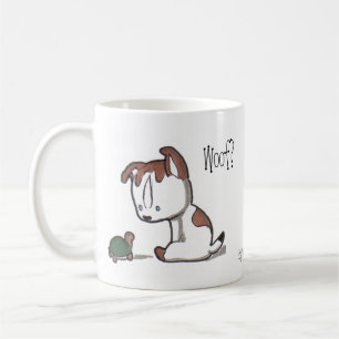 Woof? Jama! Kattunge- & valpmugg! Kaffemugg