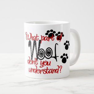 Woof - Jumbo Mugg