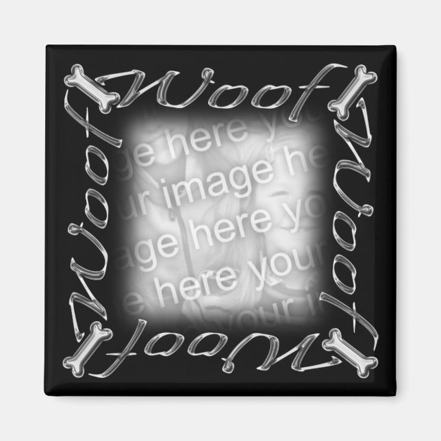 Woof ram magnet (Framsidan)