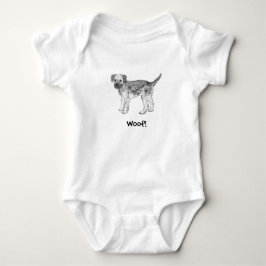 Woof! VovvebabyBodysuit - gränsTerrier T-shirt