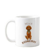 Woof Wednesday Anpassningsbar Doodle-mugg